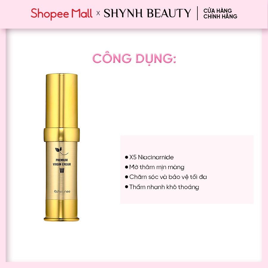 Kem làm hồng vùng bikini Shin Nee Premium Virgin Cream W 15ml