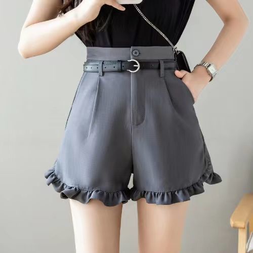 Quần Short Chữ A Lưng Cao Phối Ren Thời Trang Mùa Hè Mới 2023 Cho Nữ