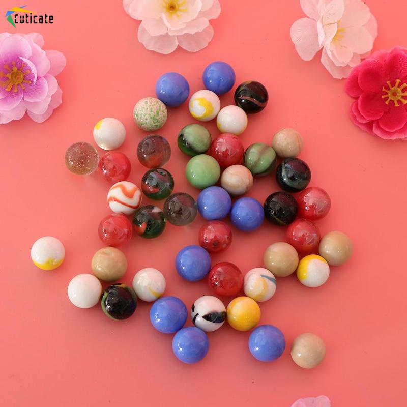 Set 45 Viên Bi Thủy Tinh 16mm Trang Trí Bể Cá
