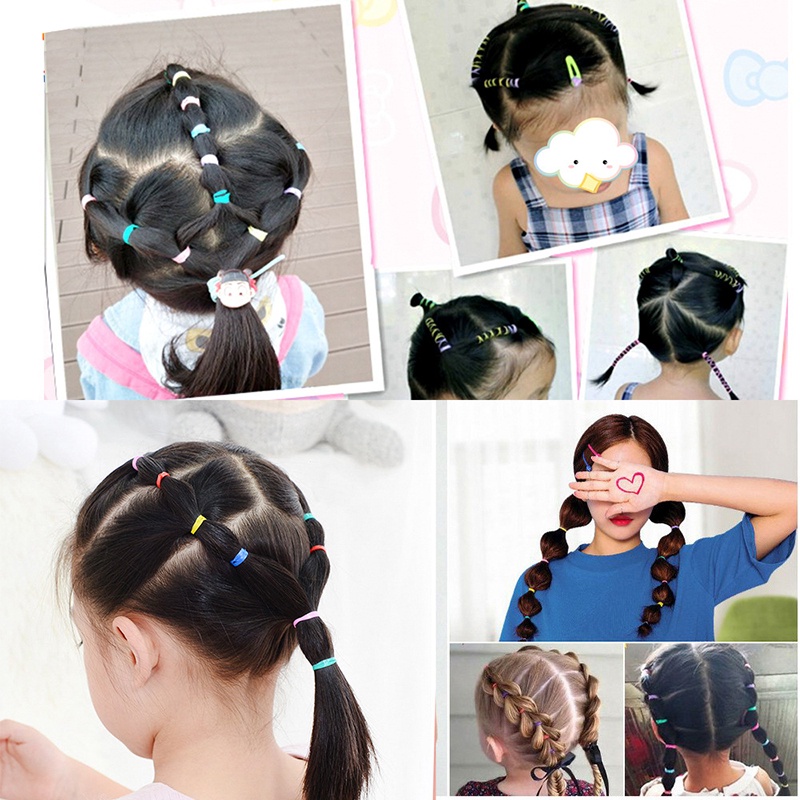 Dây Buộc Tóc Cao Su Nylon Co Giãn Màu Kẹo Thời Trang Hàn Quốc