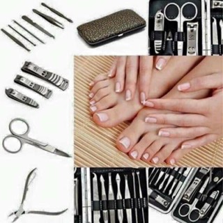 Bộ Bấm Móng Tay 12 Món - Bộ Kiềm Cắt Móng Tay Không Gỉ Chính hãng Fujika