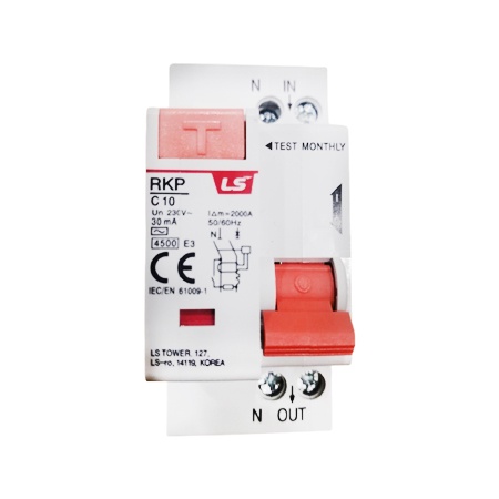 Aptomat chống giật RCCB LS RKP1P+N-20A