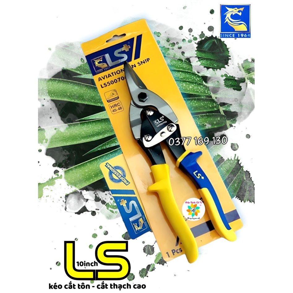 Kéo cắt tôn Kéo cắt thạch cao mũi thẳng 10inch Berrylion