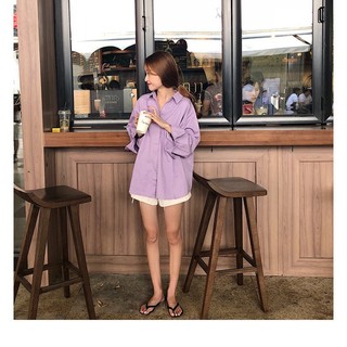[ORDER] ÁO SƠ MI ULZZANG DÁNG RỘNG FREESIZE