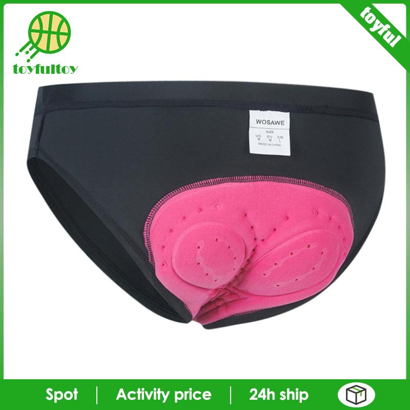 Quần Short Đạp Xe Có Mút Đệm 3D Màu Đen Thoáng Khí Thời Trang Cho Nữ