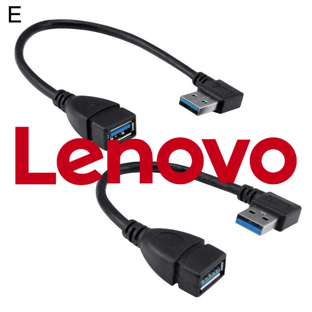 Cáp chuyển đổi USB 3.0 Type A LENOVO đầu cắm sang cổng cắm 90 độ chuyên dụng