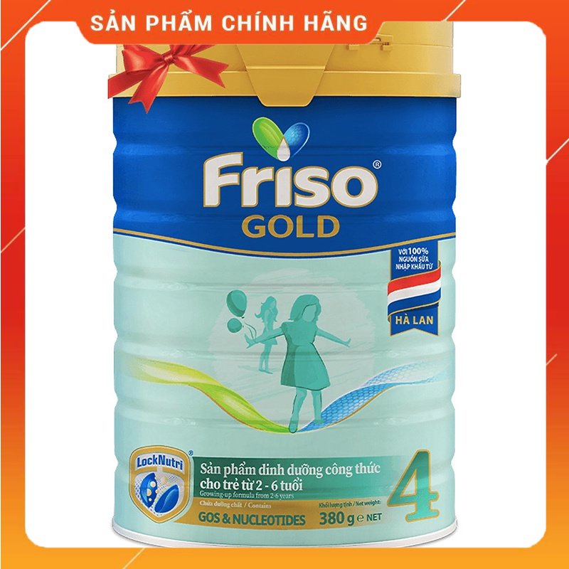 Sữa Bột Friso Gold 4 380g (Dành Cho Trẻ Từ 2 - 6 Tuổi