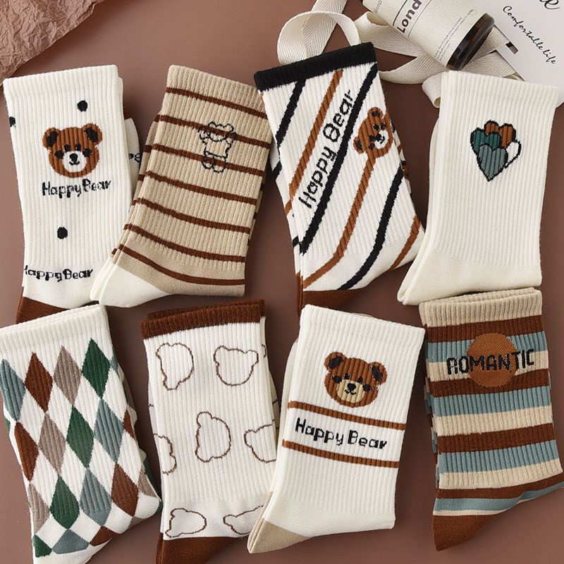 Tất Chân Cổ Cao Thời Trang Thu Đông Phong Cách Mới Cho Nữ