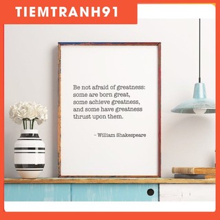 Tranh treo tường | - Typography-William Shakespeare 155 , tranh canvas giá rẻ