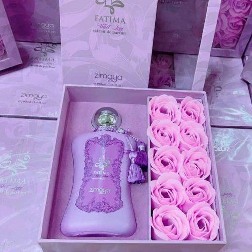 NƯỚC HOA DUBAI NỮ zimaya fatima velvet love - 100ML - TINH DẦU DUBAI GIÁ SỈ - GIÁ RẺ