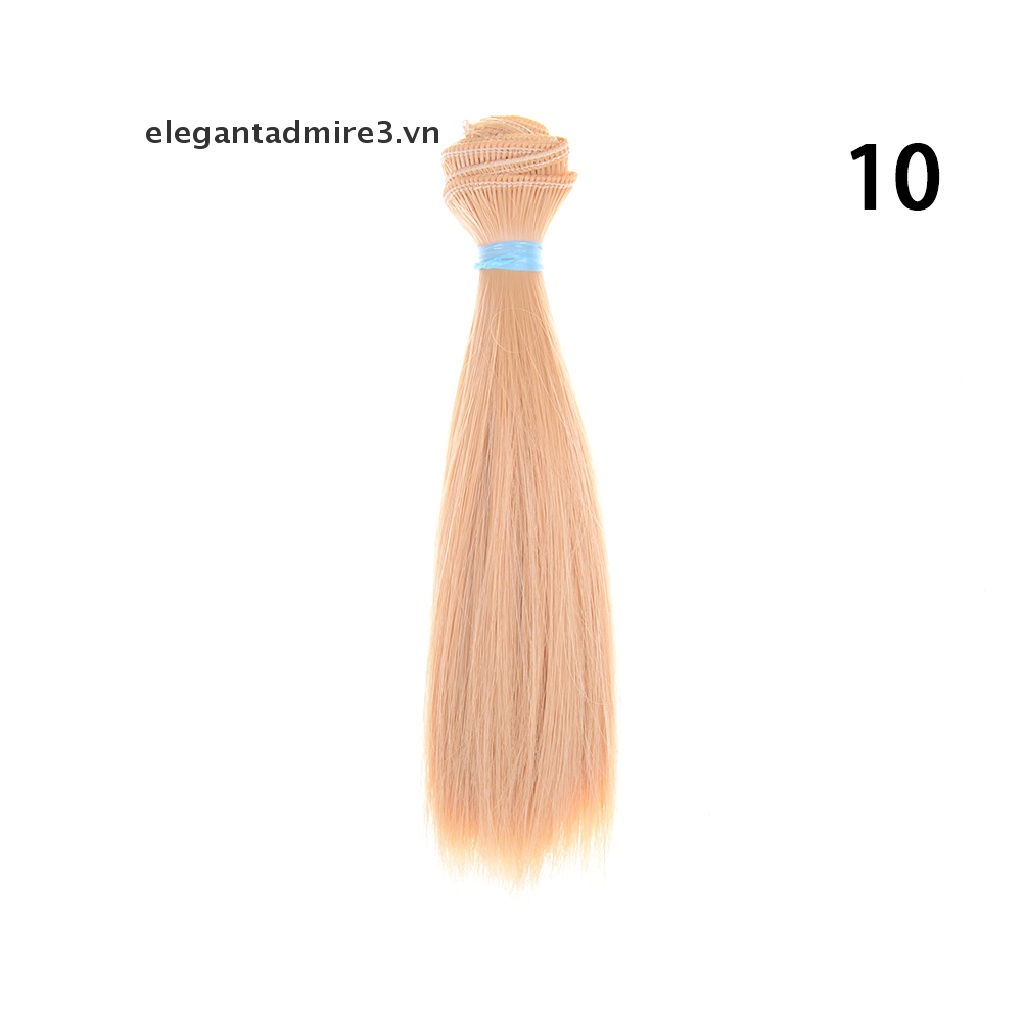 1 Bộ Tóc Giả Dày 15cm Dài 1 / 3 / 1 / 4 1 / 6 bjd Cho Búp Bê