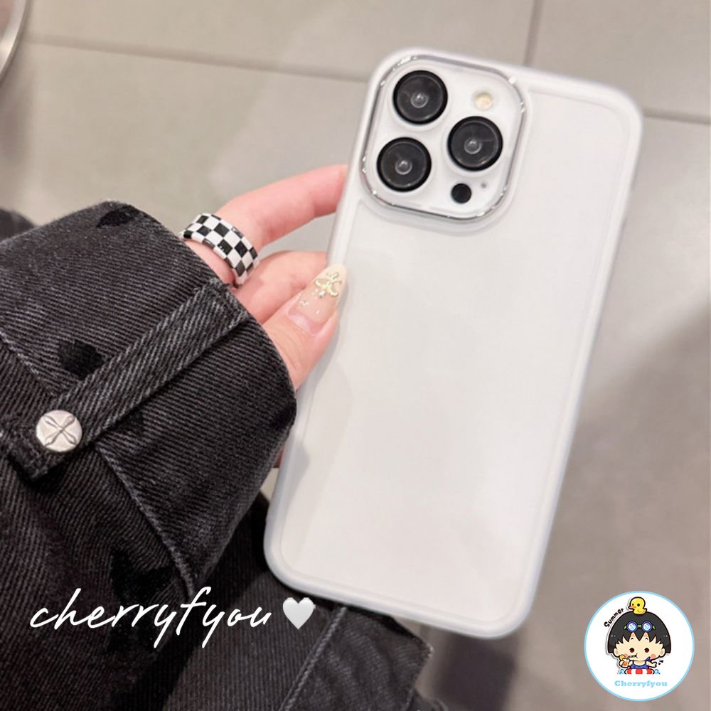 Ốp Điện Thoại TPU Mềm Chống Trầy Bảo Vệ Ống Kính Máy Ảnh Cho IPhone 11 12 13 14 Pro Max