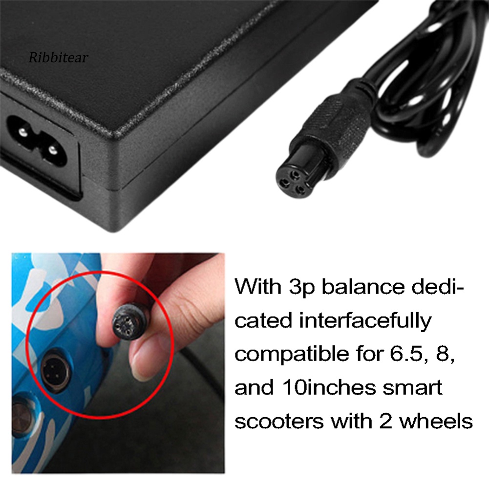 Bộ SạC Pin Cân BằNg 42V / 2A EU / US / UK Chuyên DụNg Cho Xe MáY ĐiệN