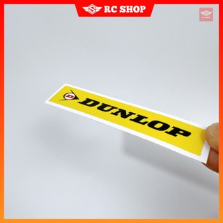 Tem DUNLOP Dán Xe Siêu Ngầu [7cm x 1cm]