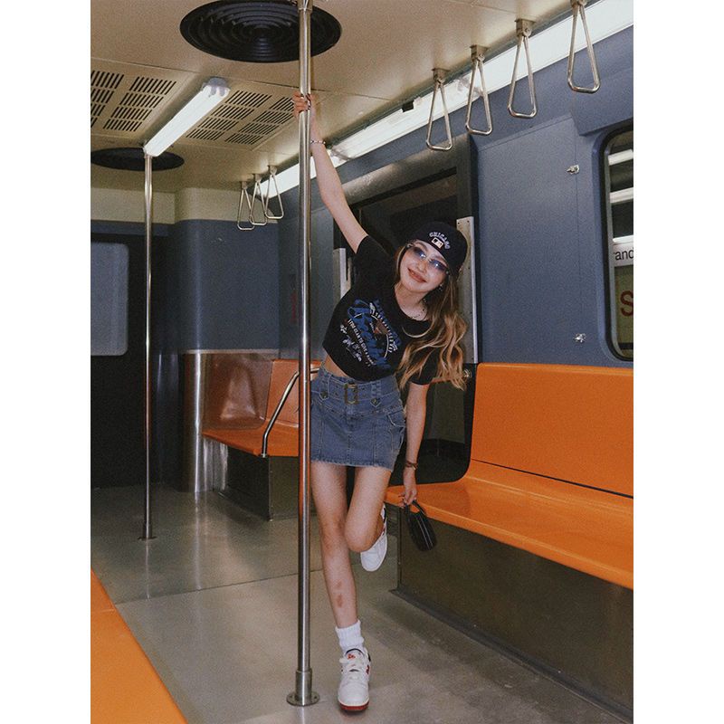 COZOK Áo Thun Ngắn Tay In Họa Tiết Thời Trang Trẻ Trung