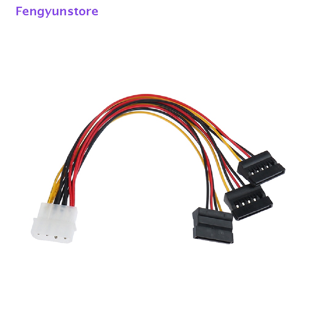Dây Cáp Nối Nguồn Điện Mở Rộng 4Pin IDE Molex Sang 3 ATA SATA