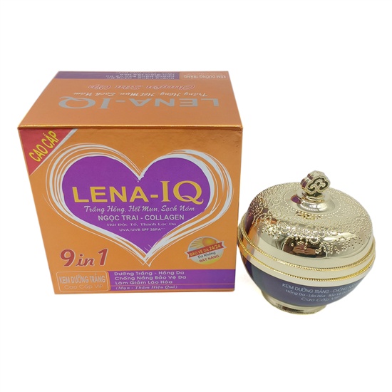Kem dưỡng trắng da mặt chuyên sâu 9 in 1 LENA IQ Q37 chính hãng 50g - Helena Cosmetics