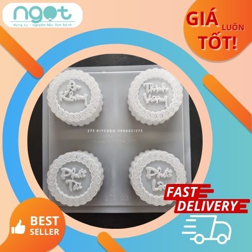 Khuôn Trung Thu Rau Câu Phúc/Lộc/Thọ/Tài/An Khang/Thịnh Vượng/Phát Tài/Phát Lộc