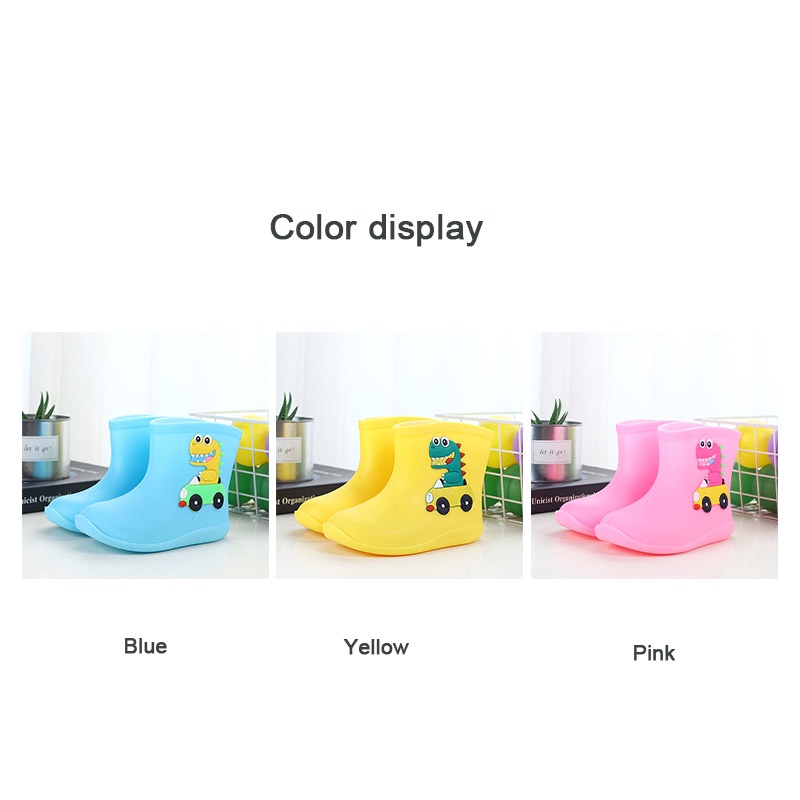 Giày ủng đi mưa AMILA chống trượt chống thấm nước mềm mại mang thoải mái dành cho trẻ em