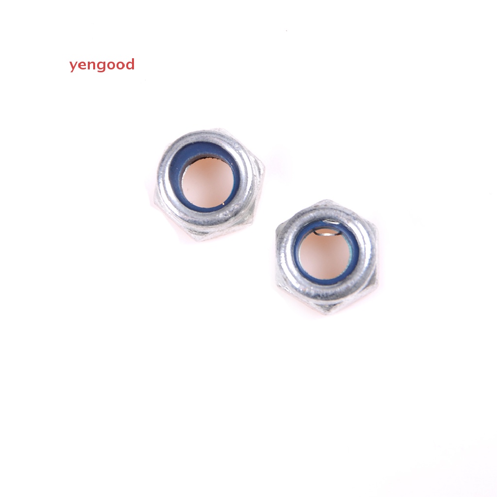 Set 50 Đai Ốc Khóa Tự Khóa DIN985 M3 M4 M5 M6 Chuyên Dụng