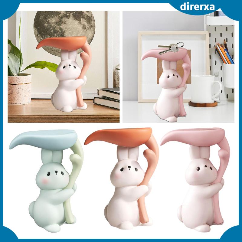 Tượng Thỏ Hiện Đại Với Khay Để Bàn Sắp Xếp Gọn Gàng Trang Trí Nhà Hàng