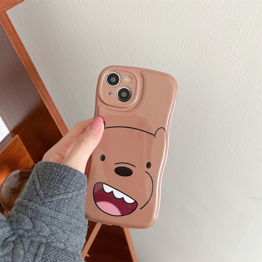 Ốp Điện Thoại TPU Silicon Mềm Chống Sốc In Hình Gấu Hoạt Hình Dễ Thương Cho iPhone 14 13 12 11 Pro Max 14 Plus