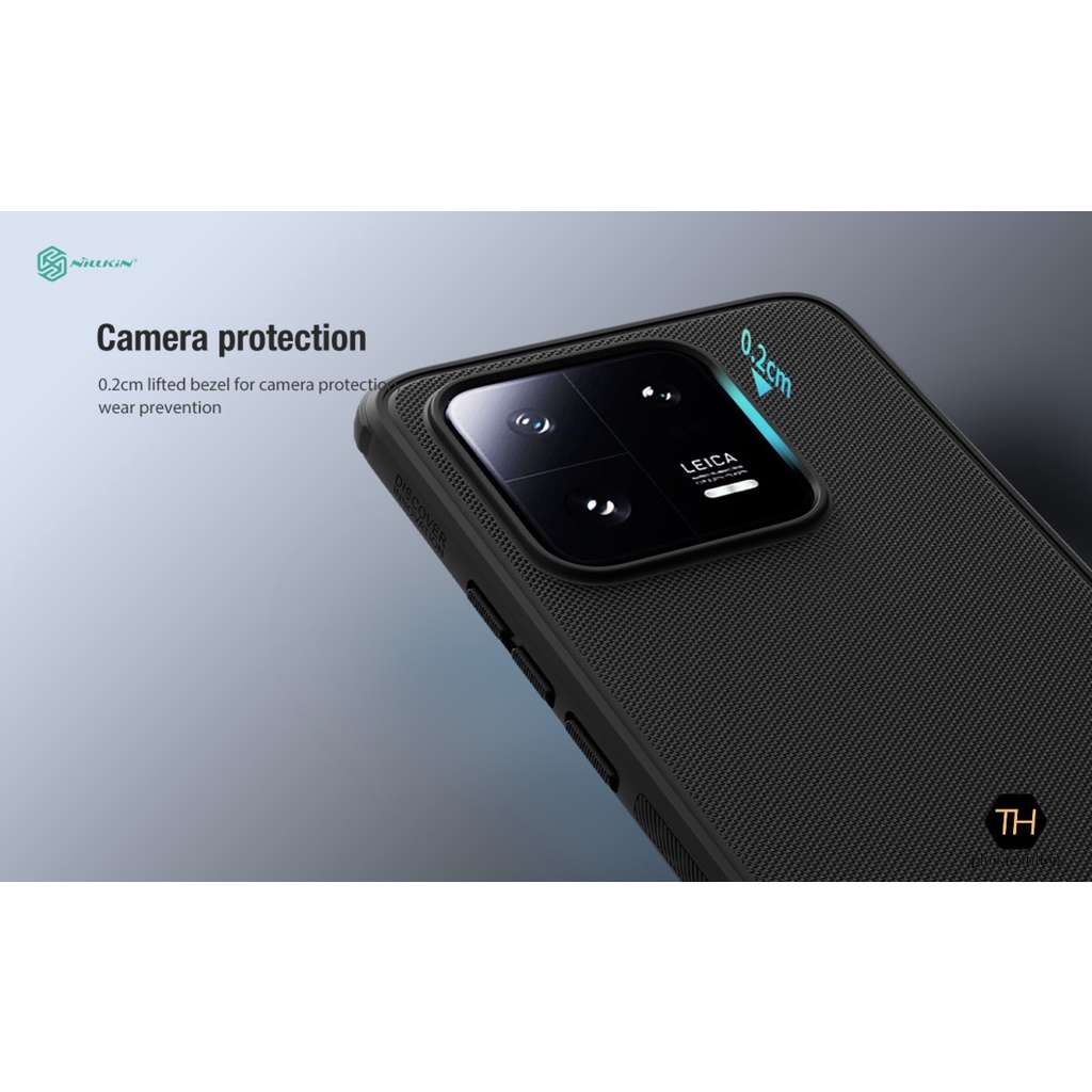 Ốp lưng điện thoại Nillkin cho Xiaomi 13/ 13 Pro Super Frosted Shield Pro - Hàng chính hãng