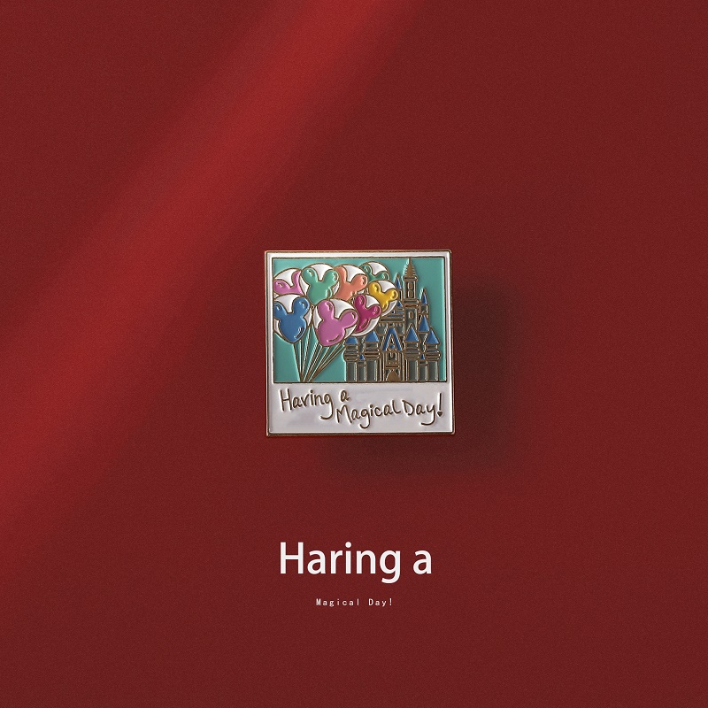 Huy Hiệu Cài Áo Hình Phong Cảnh Disney Đáng Yêu