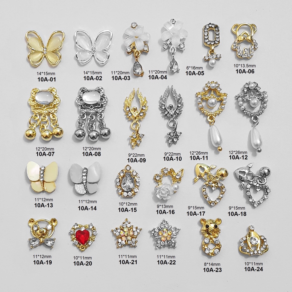 Charm Cao Cấp Đính Đá Trang Trí Móng 10A