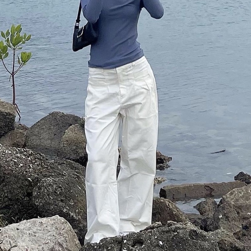 KHAKI PANTS - Quần khaki ống suông rộng - Newby Shop