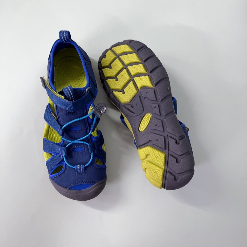 Sandal keen rọ bé trai xanh