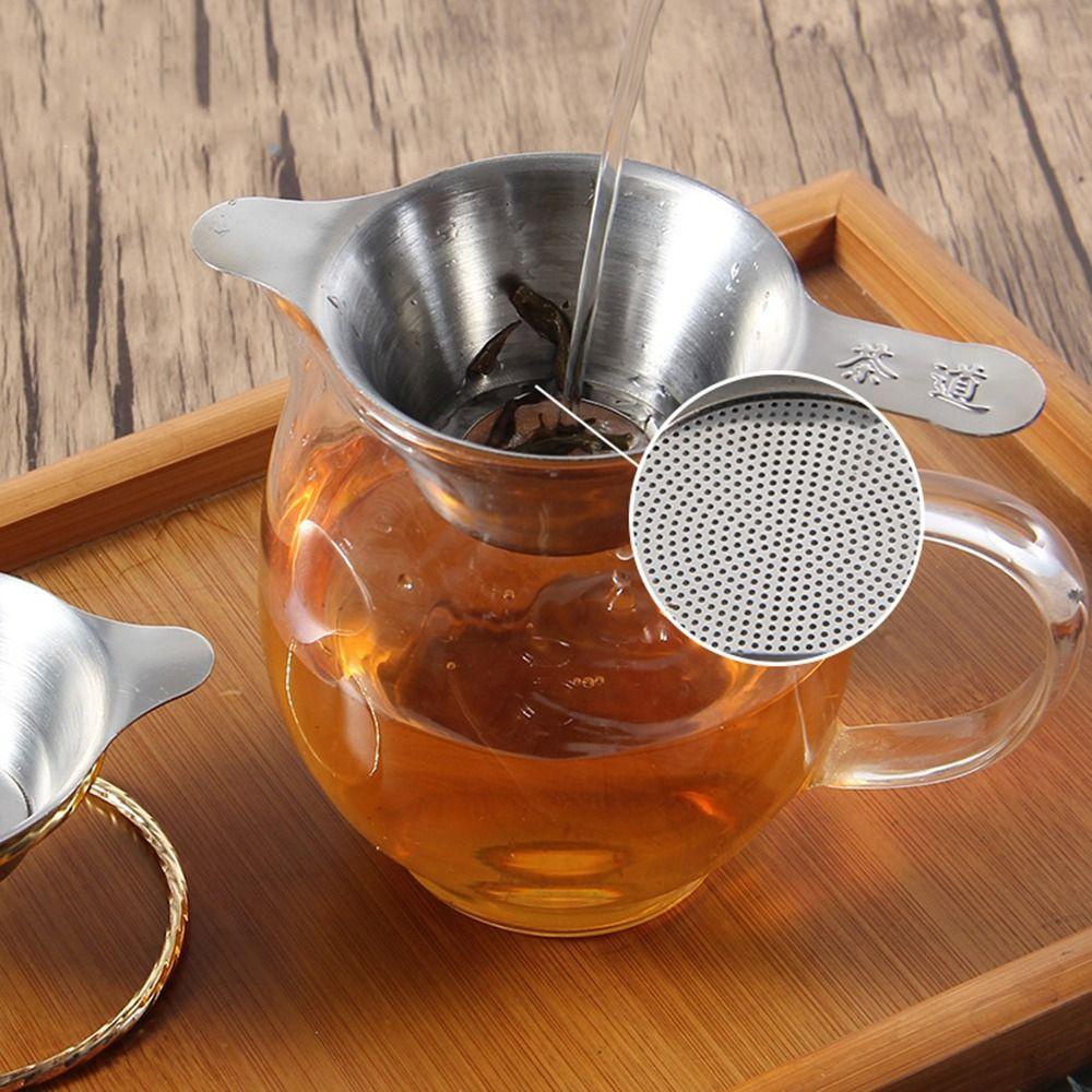 AARON1 Dụng Cụ Lọc Trà Bằng Lưới Có Tay Cầm Đôi Tiện Dụng