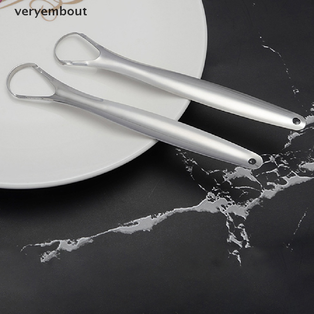 1 Dụng Cụ Nạo Lưỡi Bằng Thép Không Gỉ Tái Sử Dụng Tiện Lợi