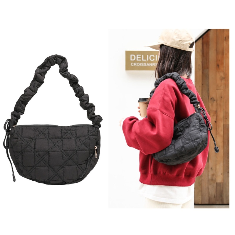 Túi Đeo Chéo Vai Dây Rút Hình Đám Mây Thời Trang Dành Cho Nữ