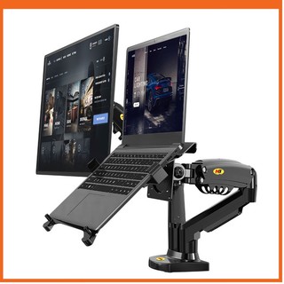 🔸 giá treo 2 màn hình arm màn hình kép nb f160 17-27 inch tải trọng 9kg mỗi bên 🔸