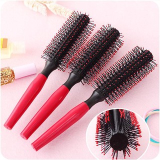 Lược tạo kiểu chuyên nghiệp cho tóc nam _ lược tròn sấy tóc tạo kiểu - lô sấy tóc cán gỗ