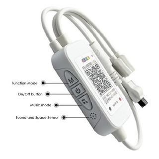 Bluetooth LED Controller+40 Keys Remote Control RGB DC5-24V for 5050 3528 RGB LED Light