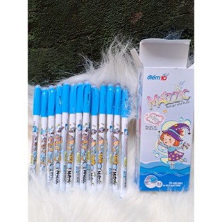 20 Cây Bút Gel Xóa Được Mực Xanh MAZZIC TP-GELE01 Ngòi 0.5mm