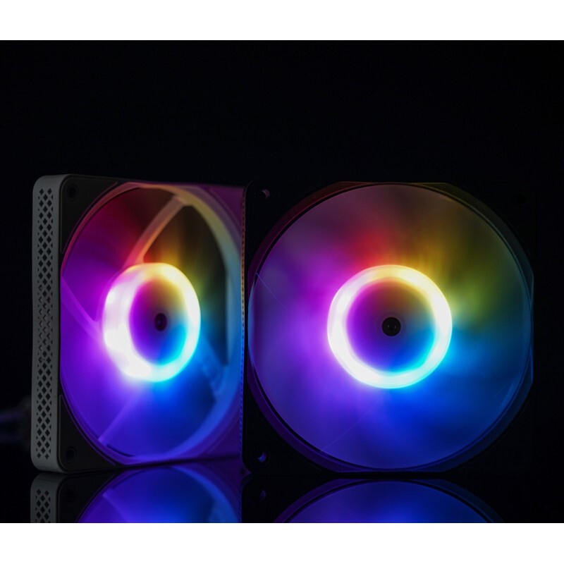 Quạt Tản Nhiệt CPU 120mm HF1215 ARGB 15mm FDB 5V 3PIN Dành Cho Máy Tính