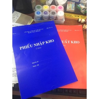 Phiếu xuất kho/nhập kho 2 liên loại dày 100 trang A4