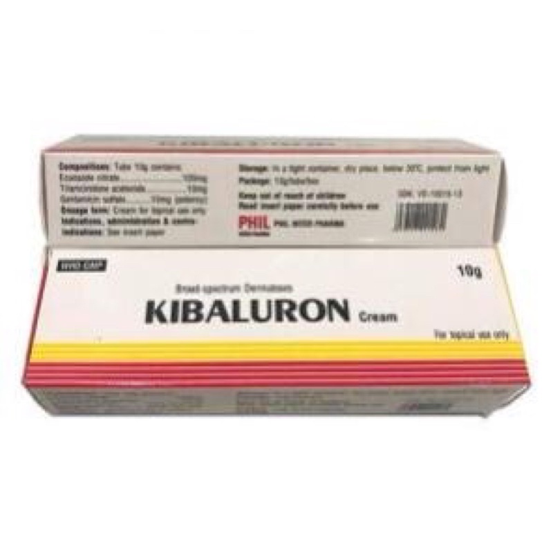 Kem bôi kibaluron nấm, chàm, mẩn ngứa dị ứng
