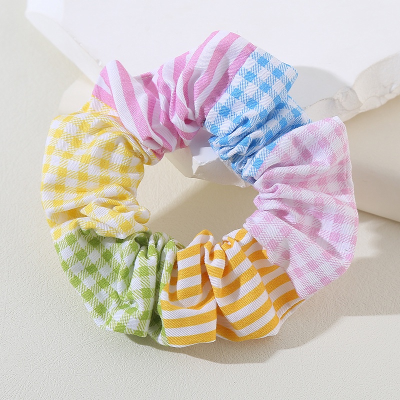 Dây Buộc Tóc Cao Su Co Giãn In Họa Tiết Hoa Phong Cách Hàn Quốc Cho Nữ