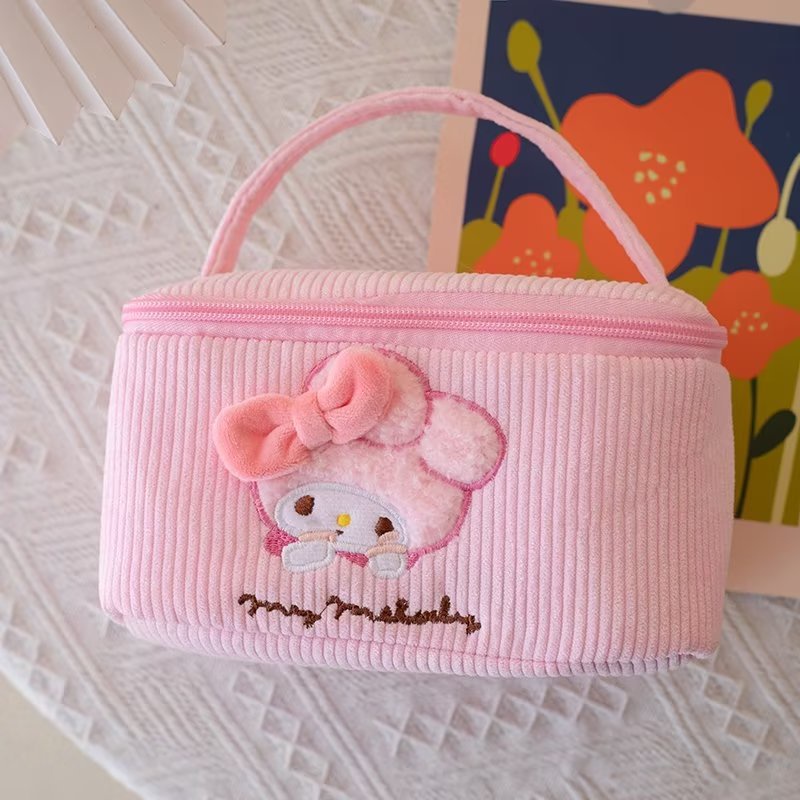 Túi Đựng Mỹ Phẩm SY2 Sanrio mymelody Kuromi Cinnamon Pochacco Nhồi Bông Cá Tính Sức Chứa Lớn