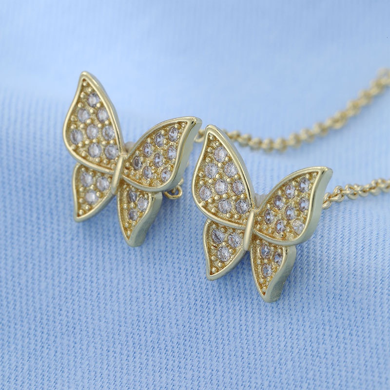 Khuyên Tai Tua Rua Hình Bướm Bằng Bạc Sterling Thời Trang Mùa Hè Hàn Quốc Mới 2023 Dành Cho Bạn Nữ