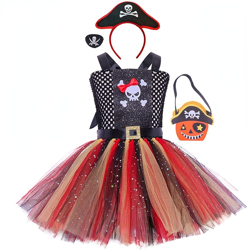 Đầm Hoá Trang Cướp Biển Cho Bé Gái