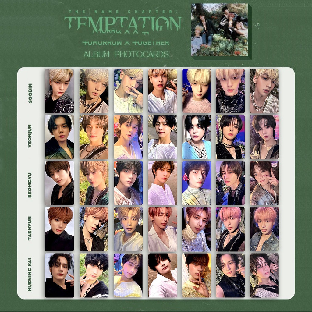 Thẻ Ảnh Nhóm Nhạc Kpop Idol TXT  T + T