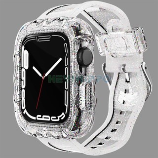 Dây Đeo Đồng Hồ Thông Minh Bằng Silicon 8 / 7 / 6 / SE / 5 / 4 iwatch 45 / 44 / 42 / 41 / 40 / 38mm