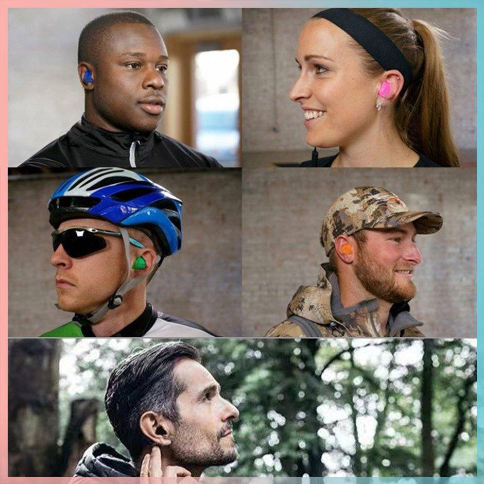 【giao hàng hôm nay>>>1 Pair Of Design Ear Plugs Noise Blocking Soundproof Ear Plugs Ear Plugs