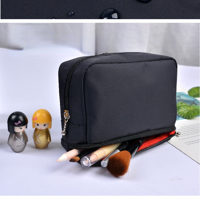 Túi Đựng Cọ Trang Điểm Hai Lớp Tiện Lợi Khi Đi Du Lịch
