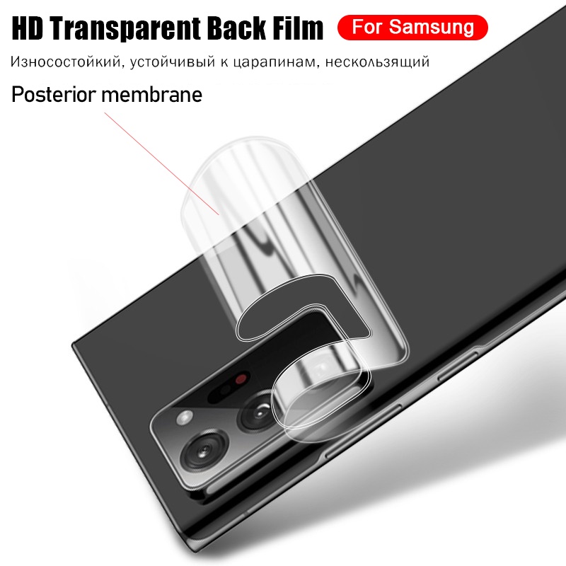Kính Cường Lực Hydrogel Mềm Bảo Vệ Mặt Trước Và Sau Cho Samsung Galaxy S23 S22 S21 S20 Plus S23 Ultra S21FE S20FE